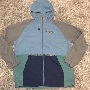 LL Bean Mens Mountain Classic Full Zip rain Jacket